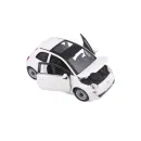 Bburago Sestavený kovový model auta Fiat 500 (2007) White