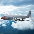 Academy Plastikový model letadla USAF C-118 Liftmaster