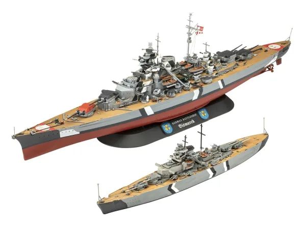 Revell Gift-Set - Plastikový model lodě The Legendary Bismarck