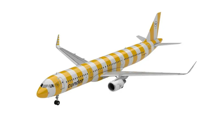 Revell ModelSet - Plastikový model letadla Airbus A321-200 "Condor"