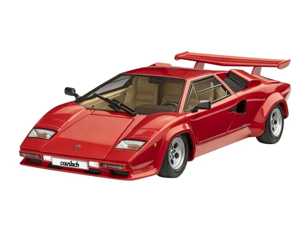 Revell ModelSet - Plastikový model auta Lamborghini Countach LP500S