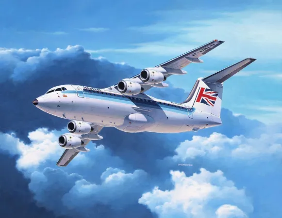 Revell Plastikový model letadla Bae 146 - 200 AirUK (RJ85)