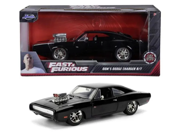 Jada Sestavený kovový model auta Rychle a zběsile 1970 Dodge Charger