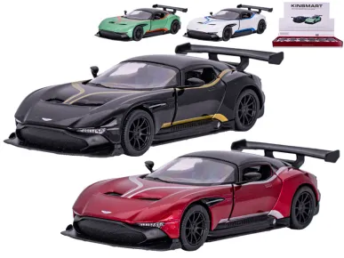 Mikro trading Sestavený kovový model auta Kinsmart Aston Martin Vulcan Livery - 13 cm - na zpětný chod