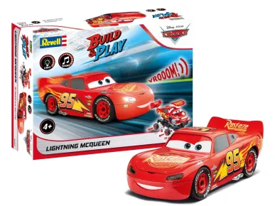 Revell Build & Play - Plastikový model auta Disney Lightning McQueen