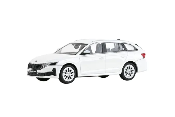 Abrex Škoda Octavia IV FL Combi (2024) - Bílá Candy
