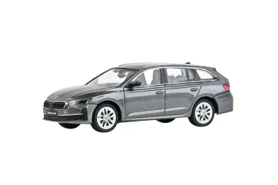 Abrex Škoda Octavia IV FL Combi (2024) - Šedá Graphite Metalíza