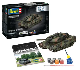 Revell Gift-Set - Plastikový model tanku 70 Years Bundeswehr: Leopard 2 A6A2 (Exclusive Edition)