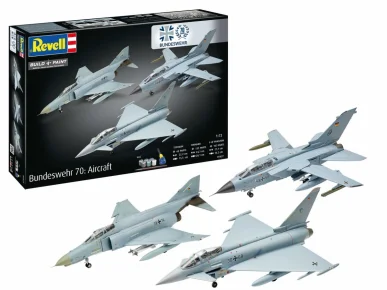 Revell Gift-Set - Platikový model letadla 70 Years Bundeswehr: Aircraft
