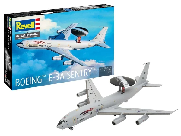 Revell Plastikový model letadla Boeing E-3A