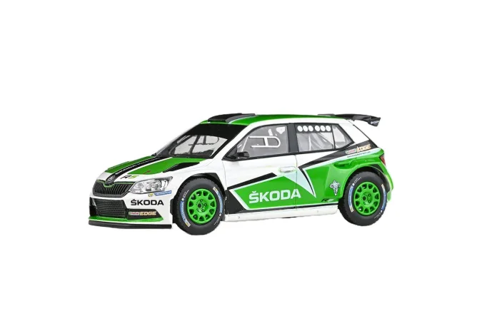 Abrex Škoda Fabia III R5 (2015) - Škoda Motorsport Design 2016 - šotolinová kola