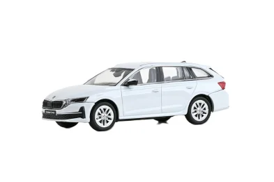 Abrex Škoda Octavia IV FL Combi (2024) - Bílá Moon Metalíza