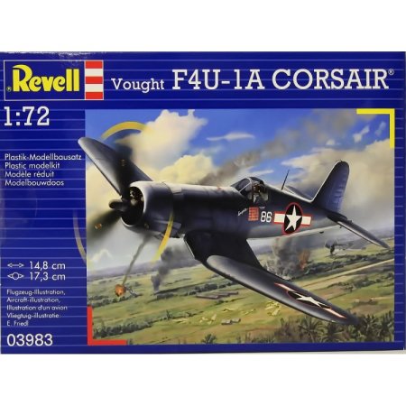 Revell Plastikový model letadla F4U-1A Corsair