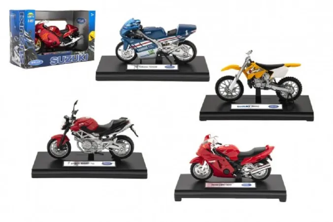 Welly Sestavený kovový model motorky