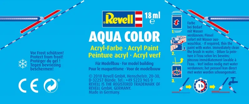 Revell Barva akrylová matná - Šedá (Grey USAF w.) - č. 43