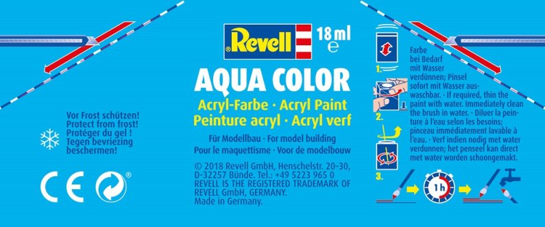 Revell Barva akrylová matná - Světle modrá (Light blue) - č. 49