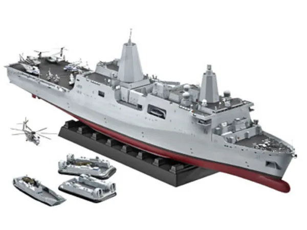 Revell Plastikový model lodě Amphibious Transport Dock U.S.S. New York (LPD-21) - Limitovaná edice
