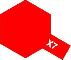 Tamiya Email Červená (Red) X-7