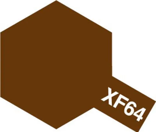 Tamiya Barva akrylová matná - Červeno-hnědá (Red Brown) - Mini XF-64