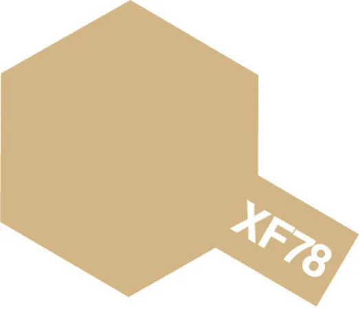 Tamiya Barva akrylová matná - Světle hnědá (Woden Deck Tan) - MIni XF-78