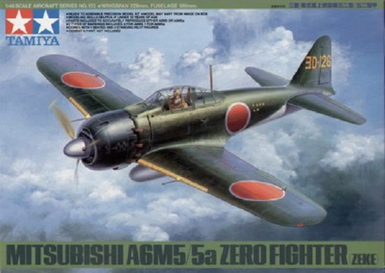 Tamiya Mitsubishi A6M5/5a Zero Fighter (Zeke) Model 52/52 Kou