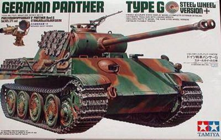 Tamiya German Panther Type G steel wheel version