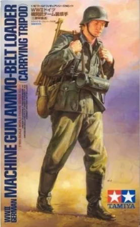 Tamiya WWII German Machine Gun Ammo-Belt Loader (Carrying Tripod)