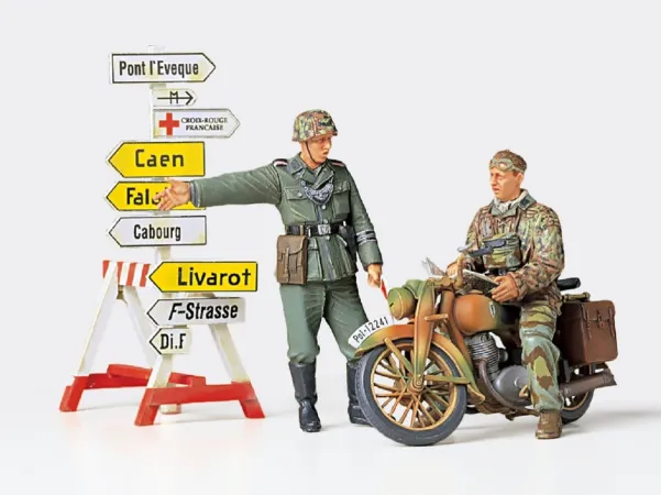 Tamiya German Motorcycle Orderly Set