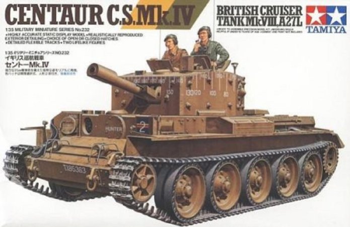 Tamiya Centaur C.S. Mlk.IV British Cruiser Tank Mk.WIII A 27L