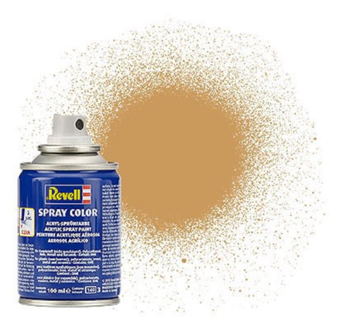 Revell Barva ve spreji akrylová matná - Okrově hnědá (Ochre Brown) - č. 88
