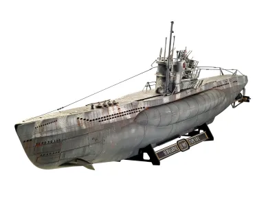 Revell Plastikový model ponorky German Submarine Type VII C/41 - Platinová edice