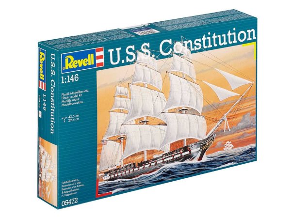Revell Plastikový model plachetnice U.S.S. Constitution