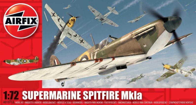 Airfix Classic Kit letadlo - Supermarine Spitfire MkIa - Výprodej