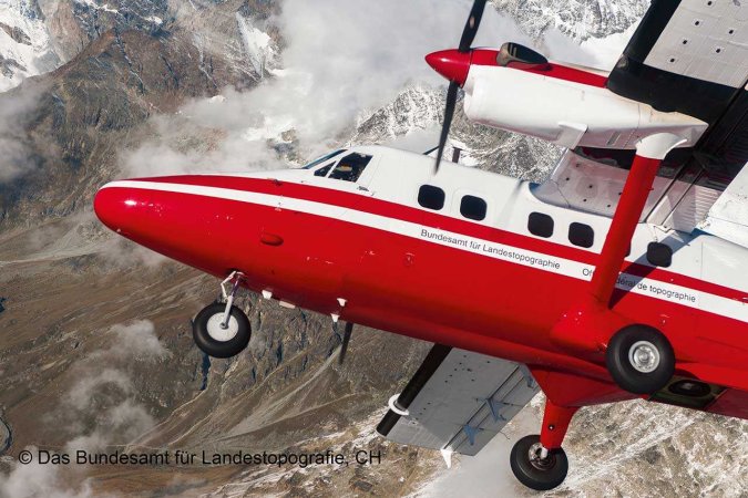Revell Plastikový model letadla DHC-6 Twin Otter "Swisstopo" - Výprodej