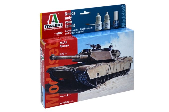 Italeri Model Set tank 77001 - M1 Abrams