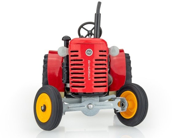 Kovap Traktor Zetor 25A - na klíček - červená