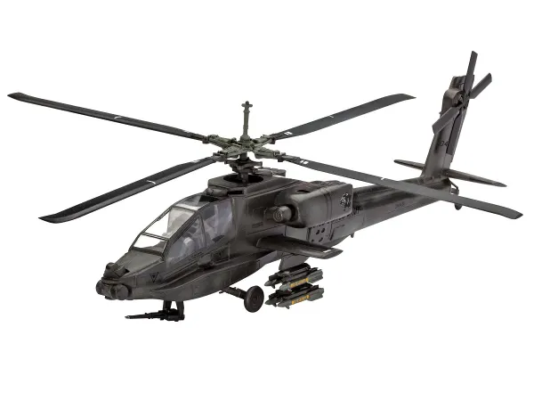 Revell Plastikový model vrtulníku AH-64A Apache