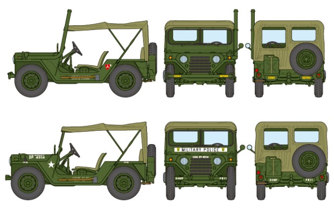 Tamiya US Utility Truck M151A1 - Vietnam War""