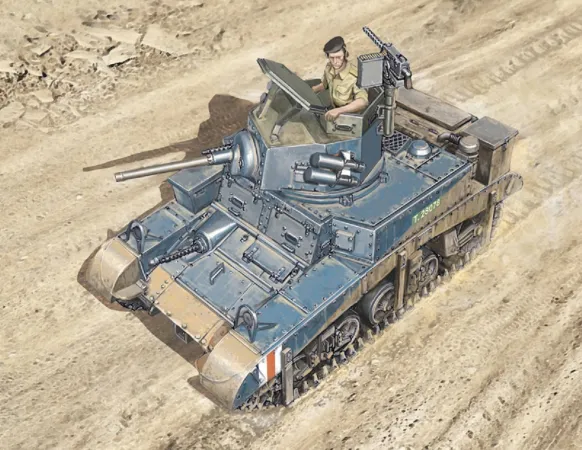 Italeri Wargames tank 15761 - M3/M3A1 Stuart