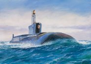 Zvezda ModelKit ponorka - Borey-Class Russian Nuclear Ballistic Submarine "VLADIMIR MONOMAKH"