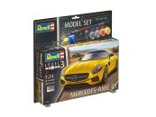 Revell ModelSet - Plastikový model auta Mercedes AMG GT