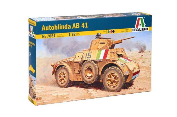 Italeri Model Kit military 7051 - AUTOBLINDA AB41