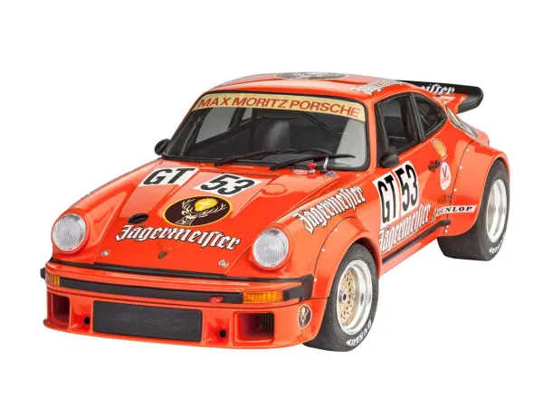 Revell Plastikový model závodního auta Porsche 934 RSR "Jägermeister"