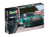 Revell Plastikový model závodního auta Porsche 934 RSR "Vaillant"
