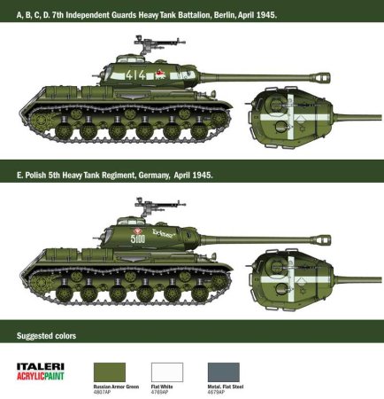 Italeri Wargames tank 15764 - IS-2 MOD. 1944