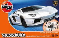 Airfix Quick Build - Plastikový model auta Lamborghini Aventador