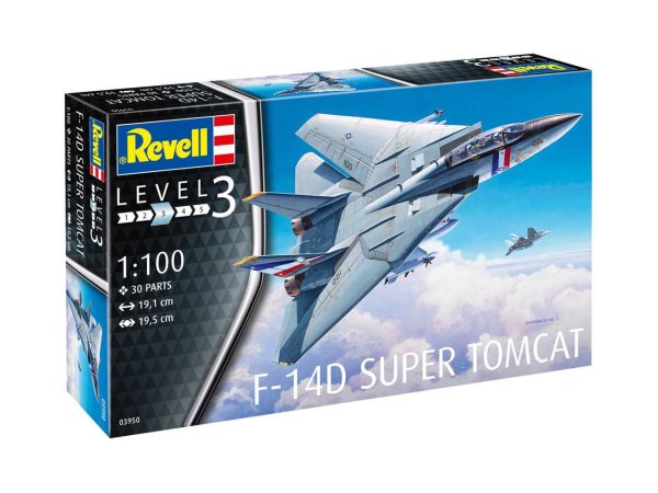 Revell Plastikový model letadla F-14D Super Tomcat
