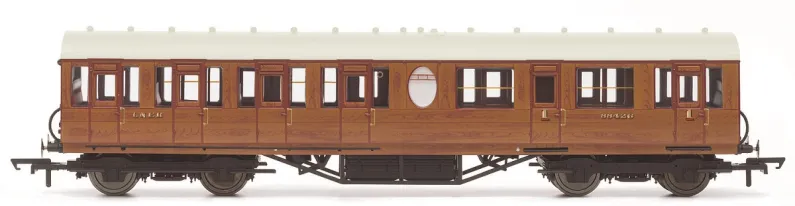 Hornby Vagón osobní - LNER Thompson Non-corridor (Lavatory) Composite Coach, Teak