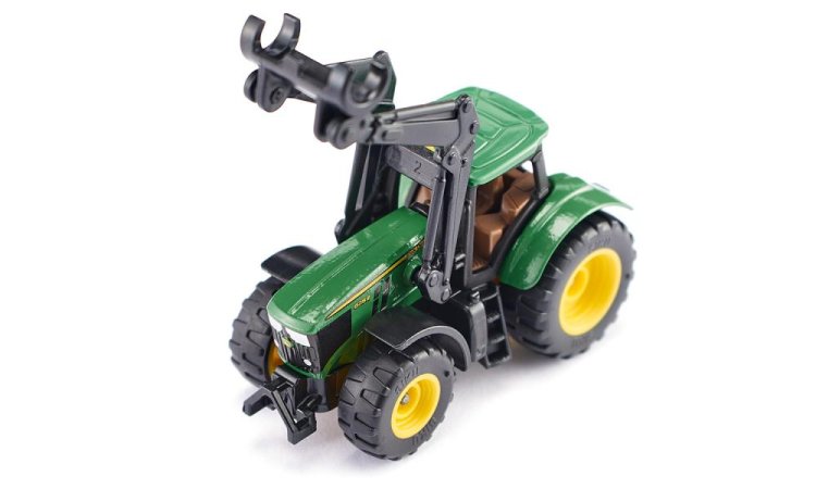 SIKU  Blister - Traktor John Deere s uchopovačem klád