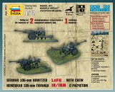 Zvezda Wargames (WWII) military - German Howitzer leFH-18